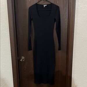 H&M Black Long Sleeve Dress